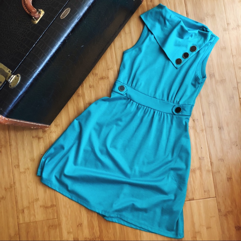 Turquoise Modcloth dress